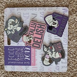 Disney food and wine festival pins
